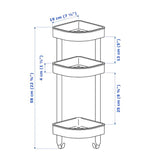 BROGRUND - Corner Wall Shelf Unit