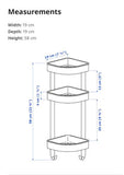BROGRUND - Corner Wall Shelf Unit