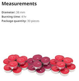 SINNLIG - Scented Tealight Candles Pack of 30 Pieces