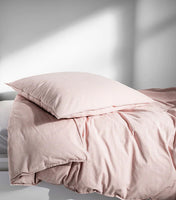 BERGPALM Quilt cover and pillowcase, pink, stripe, 150x200/50x80 cm