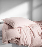BERGPALM Quilt cover and pillowcase, pink, stripe, 150x200/50x80 cm