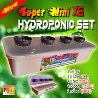 Hidropnik  - Set of 4 Holes - Plants - (SUPER MINI)