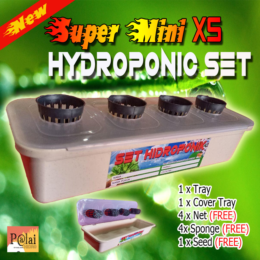 Hidropnik  - Set of 4 Holes - Plants - (SUPER MINI)