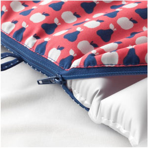 ANTILOP - Supporting Cushion, White / Cover Blue & Red