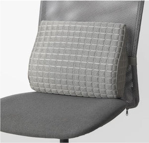 BORTBERG - Lumbar cushion, grey - 31 x 23 cm