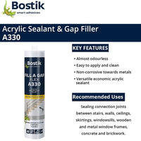 Bostik Fill A Gap Flex 480ml- MB2