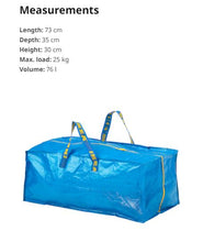 Load image into Gallery viewer, FRAKTA - Trunk for Trolley, Blue - 76 L
