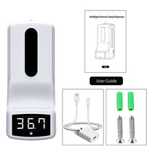 Load image into Gallery viewer, K9 - Sanitizer Dispenser &amp; Thermometer - 2 in 1
