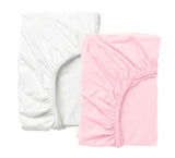 LEN - Fitted Sheet for Baby Cot - 2 Pieces