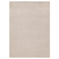 TYVELSE, rug, low pile, off-white, 170x240cm