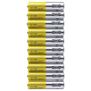 ALKALISK - AAA Battery Alkaline, set of 10 pieces