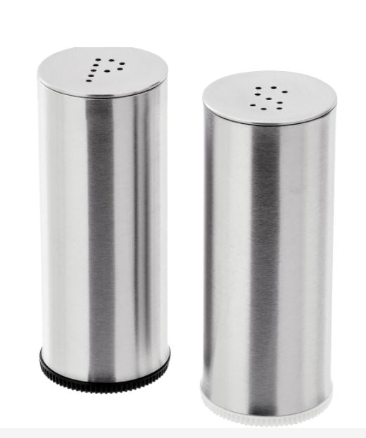 PLATS - Salt/Pepper Shaker, Set of 2 / SS