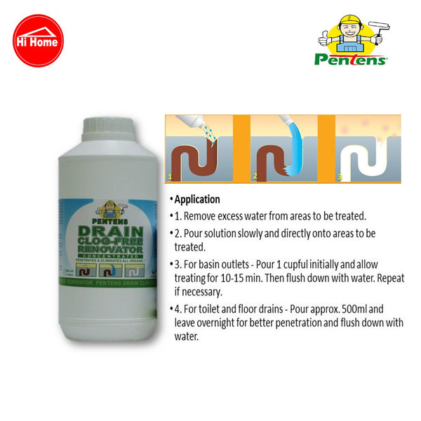 Pentens - Drain Clog-Free Renovator - 1L