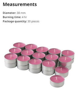 SINNLIG - Scented Tealight Candles Pack of 30 Pieces