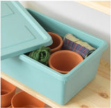 SOCKERBIT - Storage Box with Lid - Light/Blue