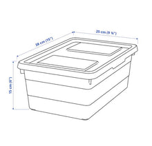 Load image into Gallery viewer, SOCKERBIT - Storage Box with Lid - Light/Blue
