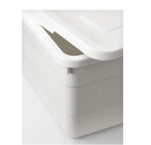 SOCKERBIT - Storage Box with Lid - White