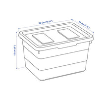 Load image into Gallery viewer, SOCKERBIT - Storage Box with Lid - White
