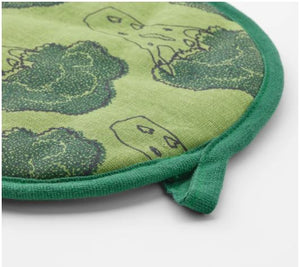 TORVFLY - Pot Holder, Patterned / Light Green