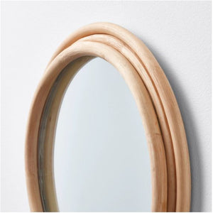 UPPNORA - Round Mirror - 23 cm/Rattan