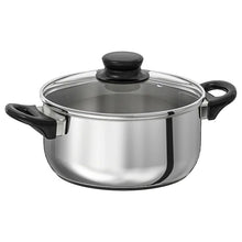 Load image into Gallery viewer, ANNONS - SS Pot with Glass Lid -  2.8L
