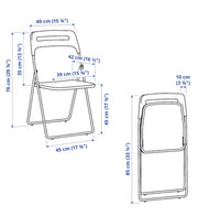 MELLTORP -  NISSE Table and 2 folding chairs,