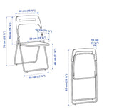 MELLTORP -  NISSE Table and 2 folding chairs,