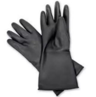 Black Rubber Hand Glove