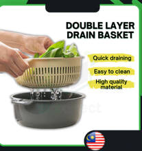 Load image into Gallery viewer, Double Layer Drain Basket
