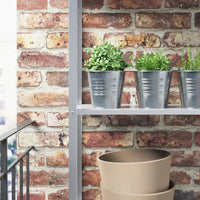 SOCKER - Plant Pot - galvanized - 12cm