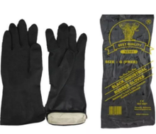 Load image into Gallery viewer, Black Rubber Hand Glove
