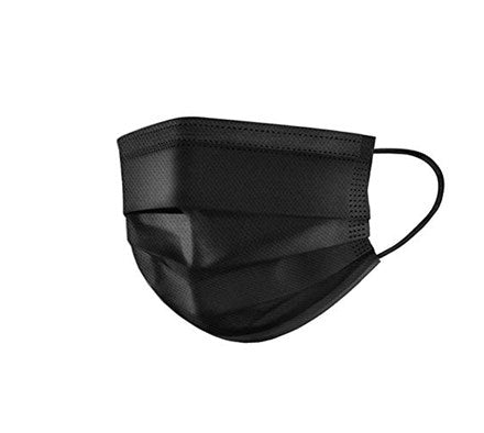 Face mask 3ply black