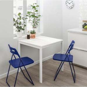 MELLTORP -  NISSE Table and 2 folding chairs,