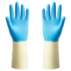 POTKES - Rubber Glove - BLUE / M -1 pair.
