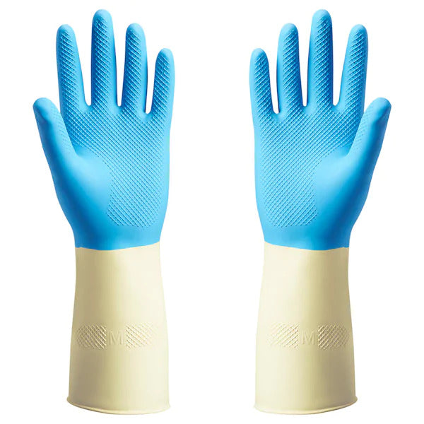 POTKES - Rubber Glove - BLUE / M -1 pair.