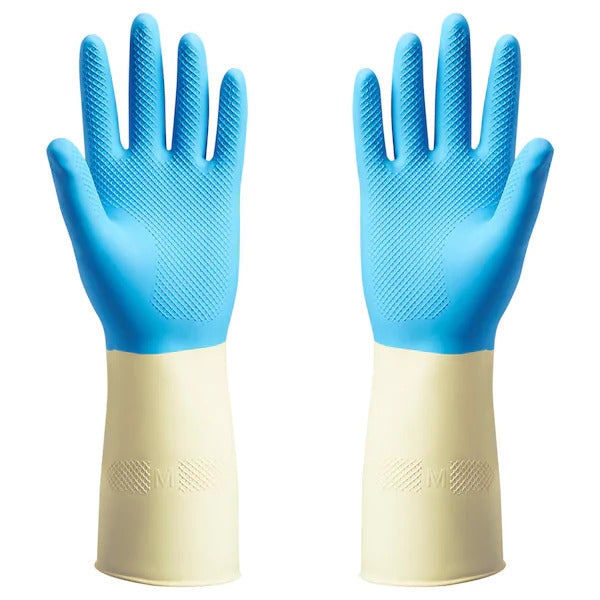 POTKES - Rubber Glove - BLUE / M -1 pair.