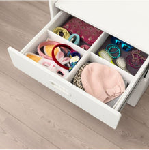 Load image into Gallery viewer, RASSLA - Box with compartments white 25x41x9 cm

