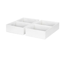 Load image into Gallery viewer, RASSLA - Box with compartments white 25x41x9 cm
