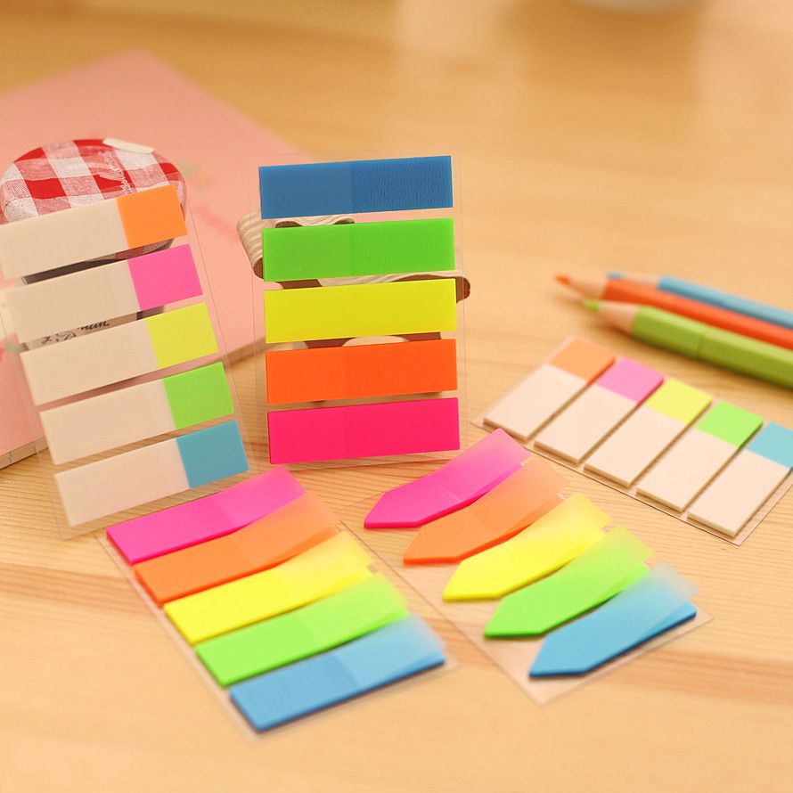 STICK NOTE PAD - Set Mix color