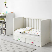 Load image into Gallery viewer, STUVA / FOLJA Cot with drawers, white 60x120 cm
